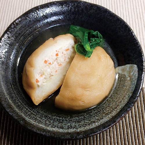 岩船麸（つぶし麸）の鶏つみれ饅頭