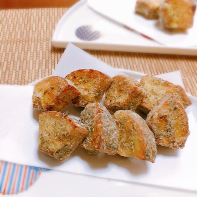 青のり香る車麸しお唐揚げ